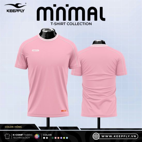 Áo TT KeepFly Minimal Hồng