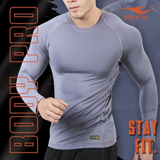Áo Body Pro Xám