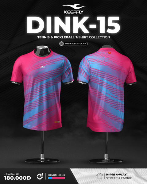 Áo Dink - 15 Hồng