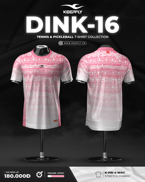 Áo Dink - 16 Hồng