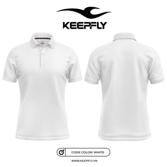 Polo Trơn KeepFly Trắng