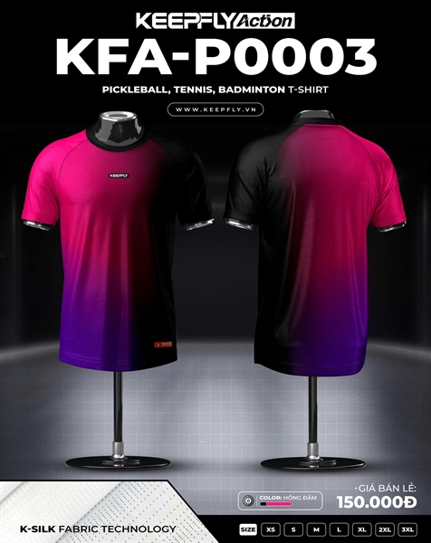 Áo KFA - P0003 Hồng Đậm