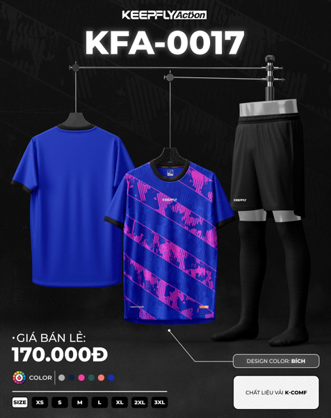 Bộ bóng đá KFA0017 Bích - Bộ