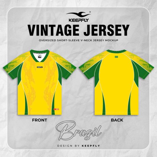 Áo Vintage Jersey Brazil