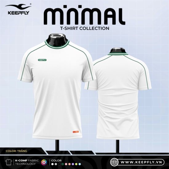 Áo TT KeepFly Minimal Trắng