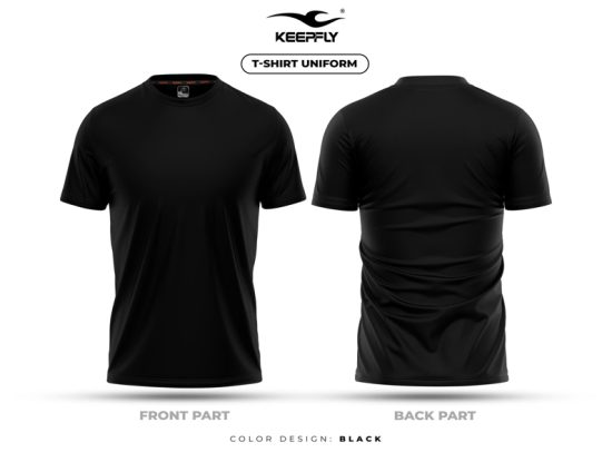 Áo Cổ Tròn KeepFly Đen