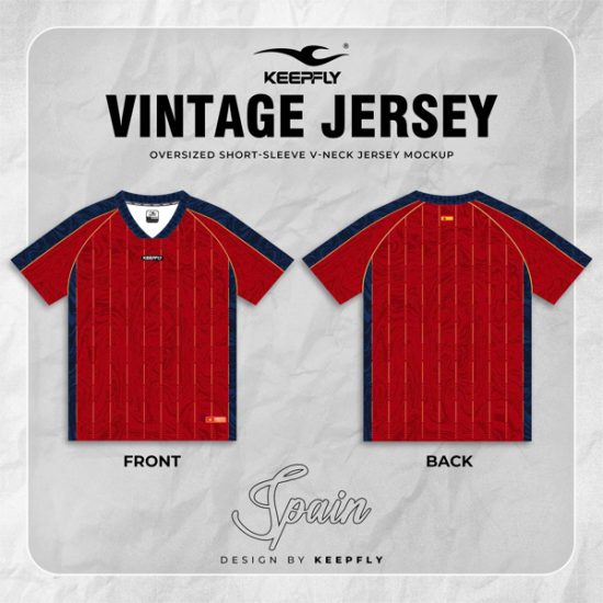 Áo Vintage Jersey Spain