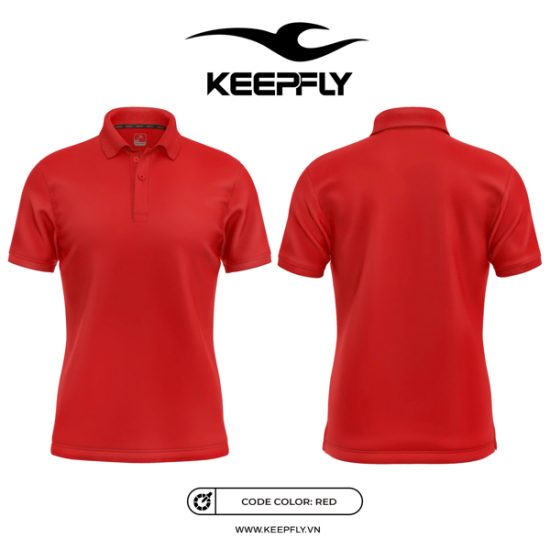Polo Trơn KeepFly Đỏ