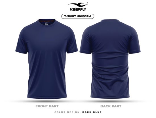 Áo Cổ Tròn KeepFly Xanh Đen