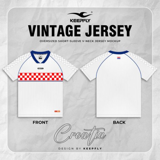 Áo Vintage Jersey Croatia