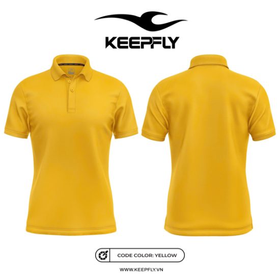 Polo Trơn KeepFly Vàng