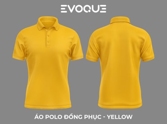 Polo Trơn Evoque Vàng