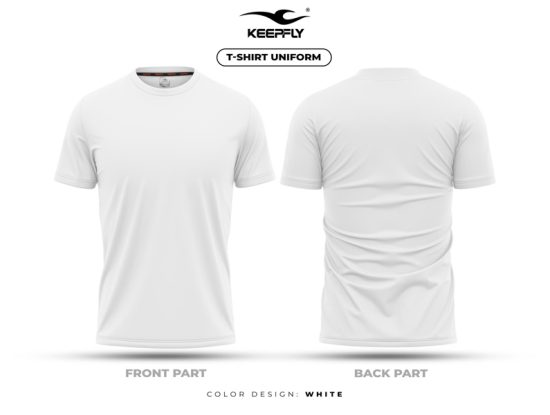 Áo Cổ Tròn KeepFly Trắng
