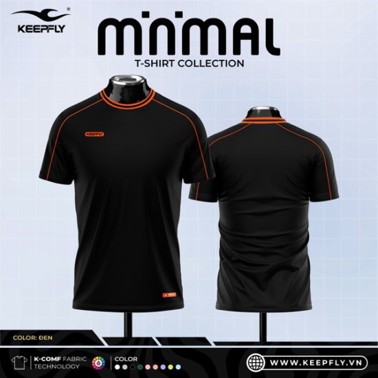 Áo TT KeepFly Minimal Đen