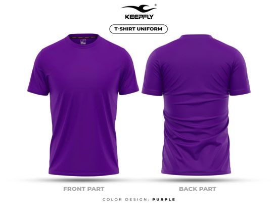 Áo Cổ Tròn KeepFly Tím