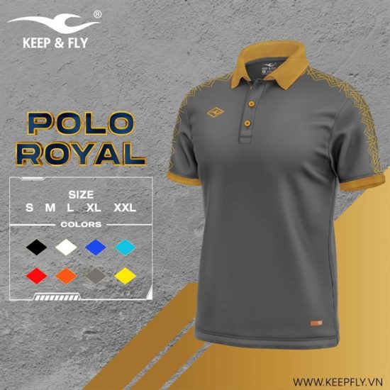 Polo Royal Xám