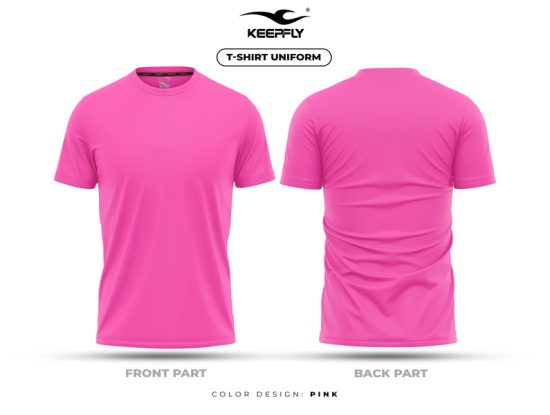 Áo Cổ Tròn KeepFly Hồng