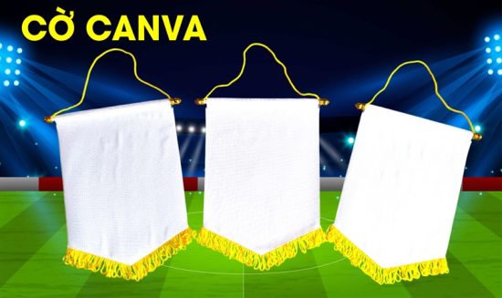 Cờ Canvas Trắng