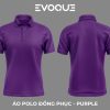 Polo Trơn Evoque Tím