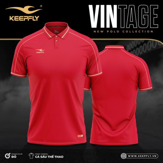 Polo Vintage Đỏ