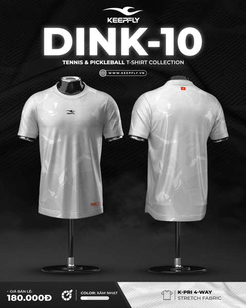 Áo Dink - 10 Xám Nhạt