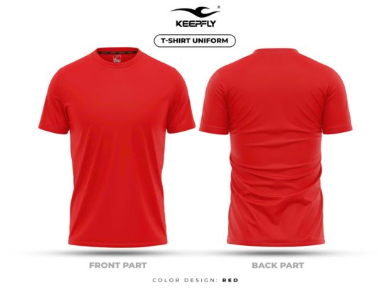 Áo Cổ Tròn KeepFly Đỏ