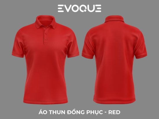 Polo Trơn Evoque Đỏ