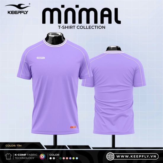 Áo TT KeepFly Minimal Tím
