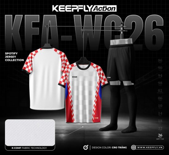 Bộ bóng đá KFA - WC26 Croatia