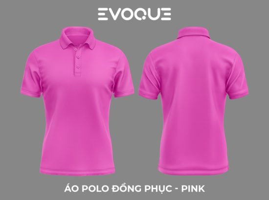 Polo Trơn Evoque Hồng