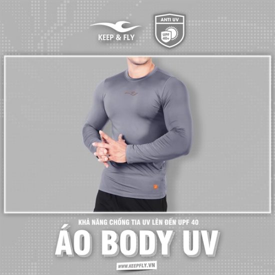 Áo Body UV Xám