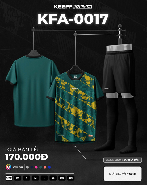 Bộ bóng đá KFA0017 Két - Bộ