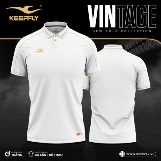 Polo Vintage Trắng
